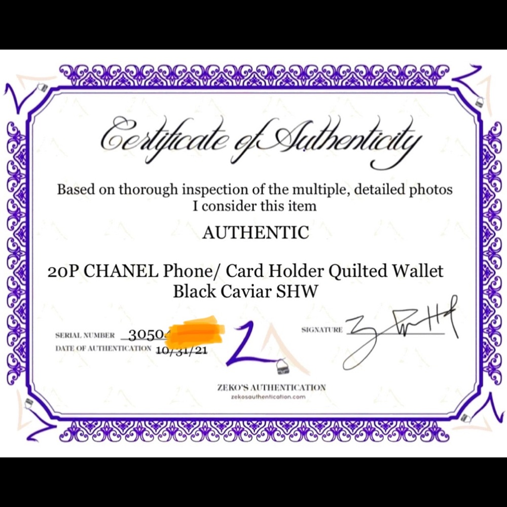 🍒Authentic Chanel Wallet and O-phone holder - Picture 3 of 11